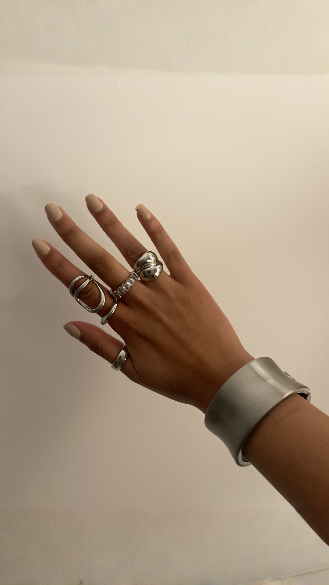 INDUSTRIAL SILVER CUFF