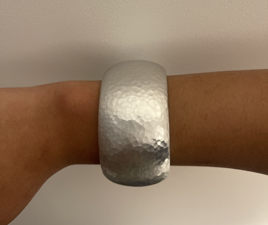 FROSTED INDUSTRIAL SILVER CUFF