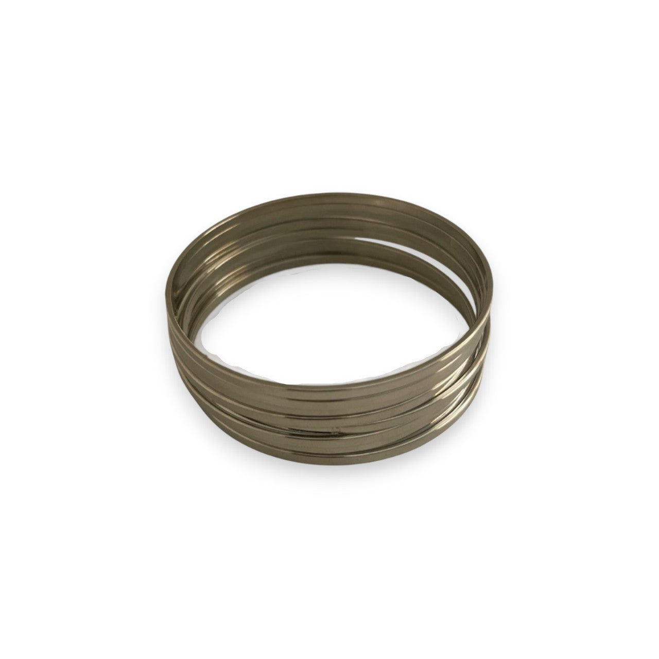 SILVER 8PC BANGLES SET